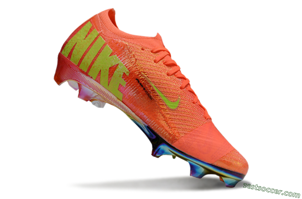 Nike Air Zoom Mercurial Vapor 16 Elite FG Low-Tops Soccer Cleats - Orange/Yellow/Black 5