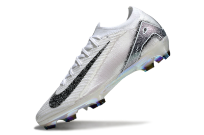 Nike Air Zoom Mercurial Vapor 16 Elite FG Low-Tops Soccer Cleats - White/Black/Grey