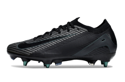Nike Air Zoom Mercurial Vapor 16 Elite SG Low-Tops Soccer Cleats - Black/Silver/Blue