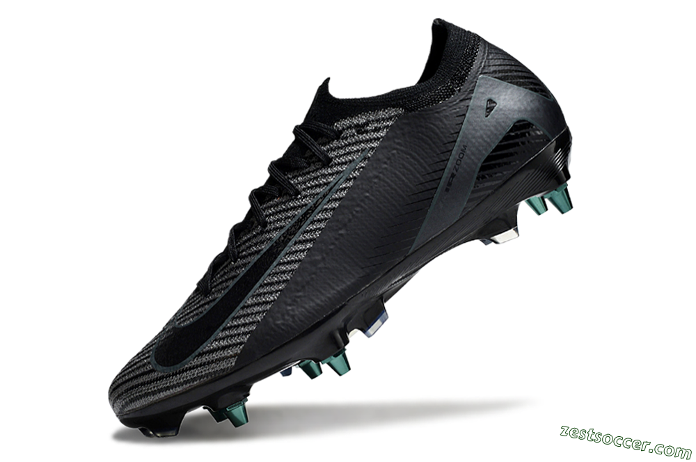 Nike Air Zoom Mercurial Vapor 16 Elite SG Low-Tops Soccer Cleats - Black/Silver/Blue 5