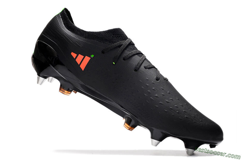 Adidas X Speedflow.1 SG Low-Tops Soccer Cleats - Black/Red/Silver 4