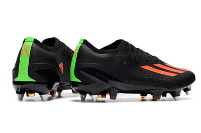 Adidas X Speedflow.1 SG Low-Tops Soccer Cleats - Black/Red/Silver