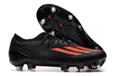 Adidas X Speedflow.1 SG Low-Tops Soccer Cleats - Black/Red/Silver