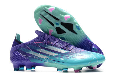 Adidas X Speedflow.1 Messi FG Low-Tops Soccer Cleats - Jade/Purple/Pink