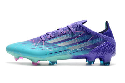 Adidas X Speedflow.1 Messi FG Low-Tops Soccer Cleats - Jade/Purple/Pink