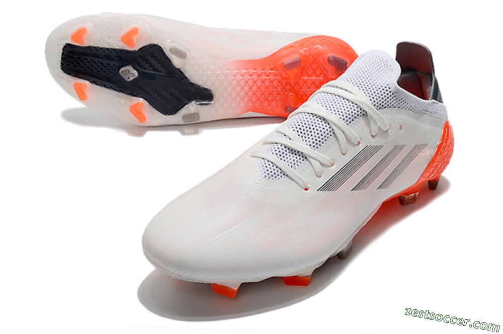 Adidas X Speedflow.1 Messi FG Low-Tops Soccer Cleats - White/Black/Red 3