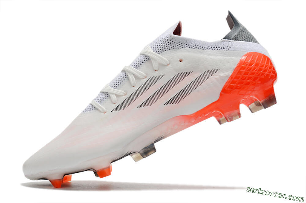 Adidas X Speedflow.1 Messi FG Low-Tops Soccer Cleats - White/Black/Red 5