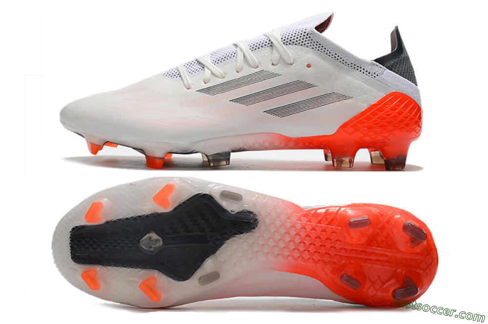 Adidas X Speedflow.1 Messi FG Low-Tops Soccer Cleats - White/Black/Red 1