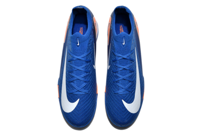 Nike Air Zoom Mercurial Vapor 16 Elite TF Low-Tops Soccer Shoes - Blue/White/Orange