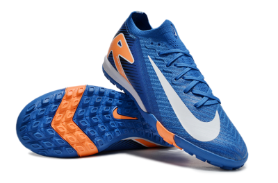 Nike Air Zoom Mercurial Vapor 16 Elite TF Low-Tops Soccer Shoes - Blue/White/Orange