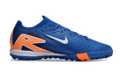 Nike Air Zoom Mercurial Vapor 16 Elite TF Low-Tops Soccer Shoes - Blue/White/Orange