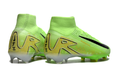 Nike Air Zoom Mercurial Superfly 10 Elite FG High-Tops Soccer Cleats - Green/Black/White