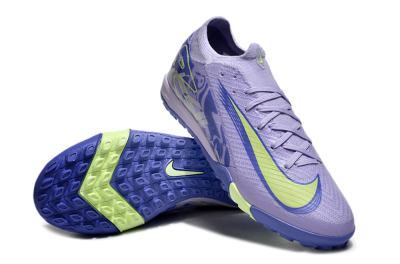 Nike Air Zoom Mercurial Vapor 16 Elite TF Low-Tops Soccer Shoes - Purple/Yellow/White