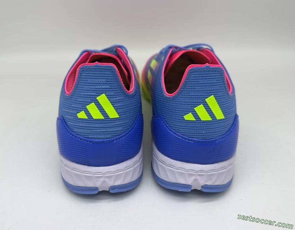 Adidas F50 Elite TF Low-Tops Soccer Shoes - Blue/Pink/Yellow
