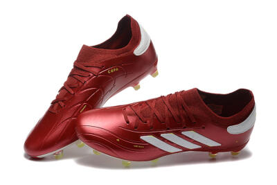 Adidas Copa Pure 2+ FG Low-Tops Soccer Cleats - Red/White/Yellow