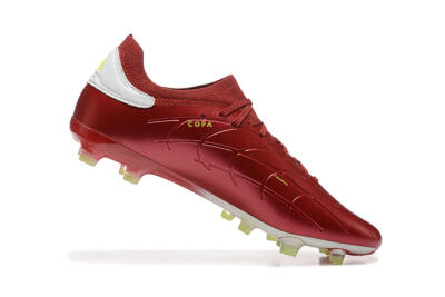 Adidas Copa Pure 2+ FG Low-Tops Soccer Cleats - Red/White/Yellow