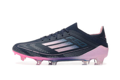 Adidas F50 Elite FG Low-Tops Soccer Cleats - Blue/Pink/Purple
