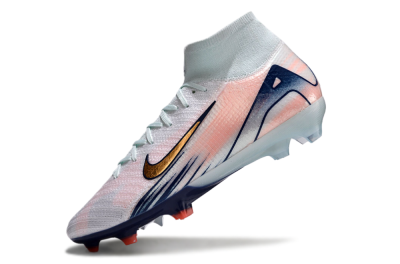 Nike Air Zoom Mercurial Superfly 10 Elite FG High-Tops Soccer Cleats - Jade/Pink/Gold