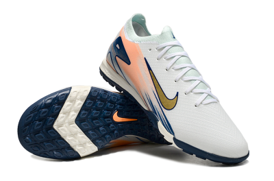 Nike Air Zoom Mercurial Vapor 16 Elite TF Low-Tops Soccer Shoes - Jade/Yellow/Pink