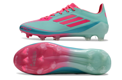 Adidas F50 Elite FG Low-Tops Soccer Cleats - Jade/Red/Blue