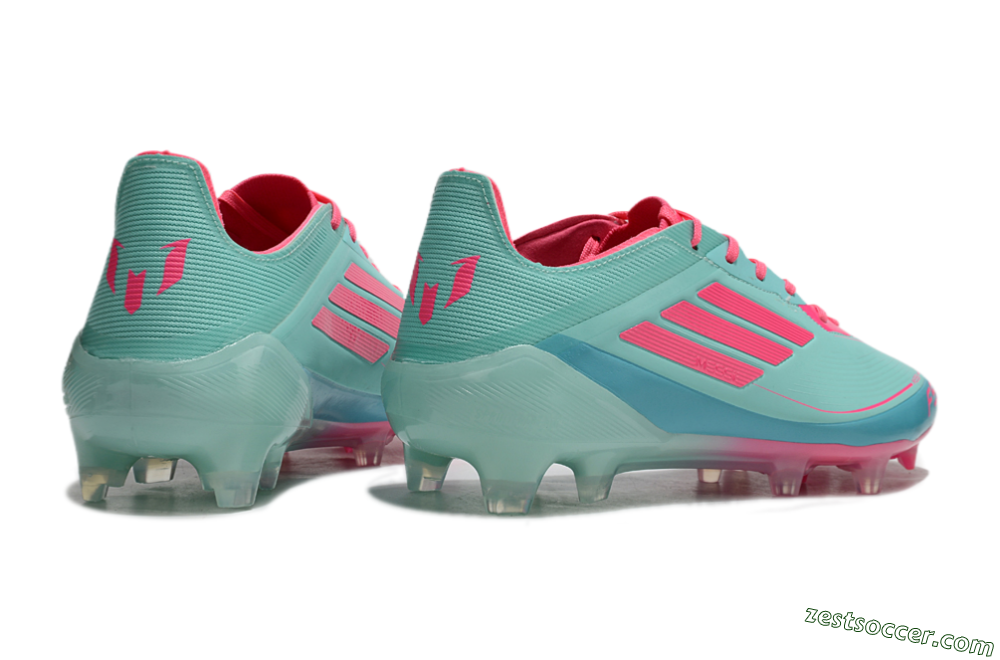 Adidas F50 Elite FG Low-Tops Soccer Cleats - Jade/Red/Blue 6