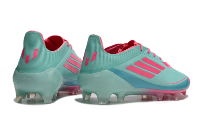 Adidas F50 Elite FG Low-Tops Soccer Cleats - Jade/Red/Blue