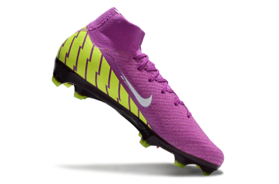 Nike Air Zoom Mercurial Superfly 10 Elite FG High-Tops Soccer Cleats - Red/White/Yellow