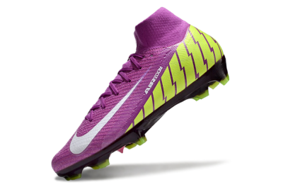 Nike Air Zoom Mercurial Superfly 10 Elite FG High-Tops Soccer Cleats - Red/White/Yellow