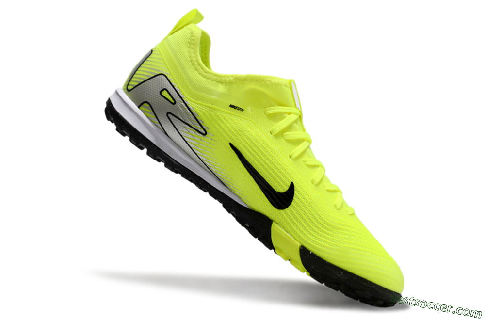 Nike Air Zoom Mercurial Vapor 16 Pro TF Low-Tops Soccer Shoes - Yellow/Black/Silver 4