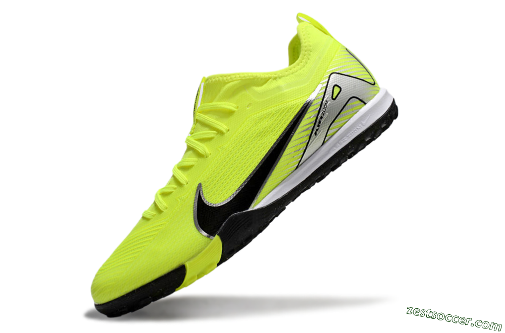 Nike Air Zoom Mercurial Vapor 16 Pro TF Low-Tops Soccer Shoes - Yellow/Black/Silver 5