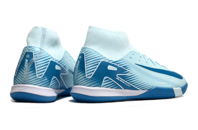 Nike Air Zoom Mercurial Superfly 10 Academy IC High-Tops Soccer Shoes - Jade/Blue/White