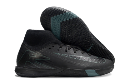 Nike Air Zoom Mercurial Superfly 10 Academy IC High-Tops Soccer Shoes - Black/Green