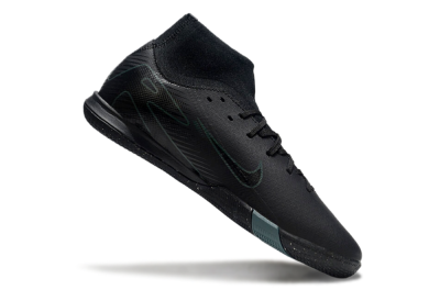 Nike Air Zoom Mercurial Superfly 10 Academy IC High-Tops Soccer Shoes - Black/Green
