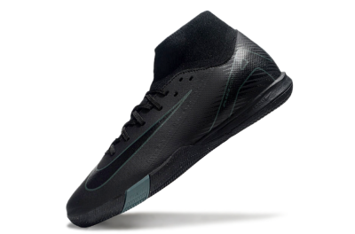 Nike Air Zoom Mercurial Superfly 10 Academy IC High-Tops Soccer Shoes - Black/Green