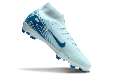 Nike Air Zoom Mercurial Superfly 10 Academy FG High-Tops Soccer Cleats - Jade/Blue/White