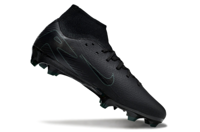 Nike Air Zoom Mercurial Superfly 10 Academy FG High-Tops Soccer Cleats - Black/Green