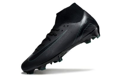 Nike Air Zoom Mercurial Superfly 10 Academy FG High-Tops Soccer Cleats - Black/Green