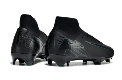 Nike Air Zoom Mercurial Superfly 10 Academy FG High-Tops Soccer Cleats - Black/Green