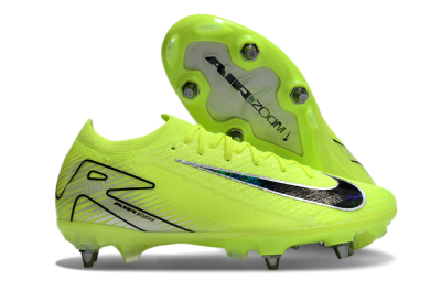 Nike Air Zoom Mercurial Vapor 16 Elite SG Low-Tops Soccer Cleats - Yellow/Black/Silver