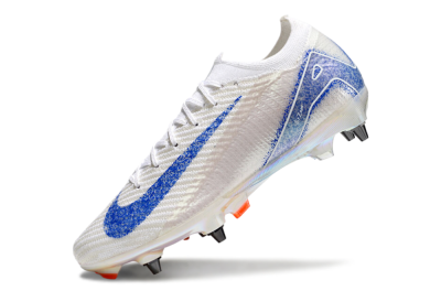 Nike Air Zoom Mercurial Vapor 16 Pro SG Low-Tops Soccer Cleats - Beige/White/Blue