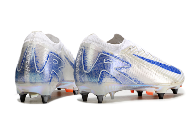Nike Air Zoom Mercurial Vapor 16 Pro SG Low-Tops Soccer Cleats - Beige/White/Blue