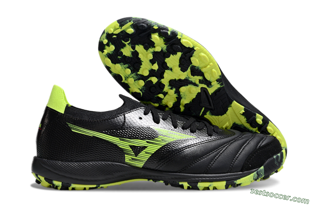 Mizuno Morelia Neo Sala M8 TF Low-Tops Soccer Shoes - Black/Yellow 0