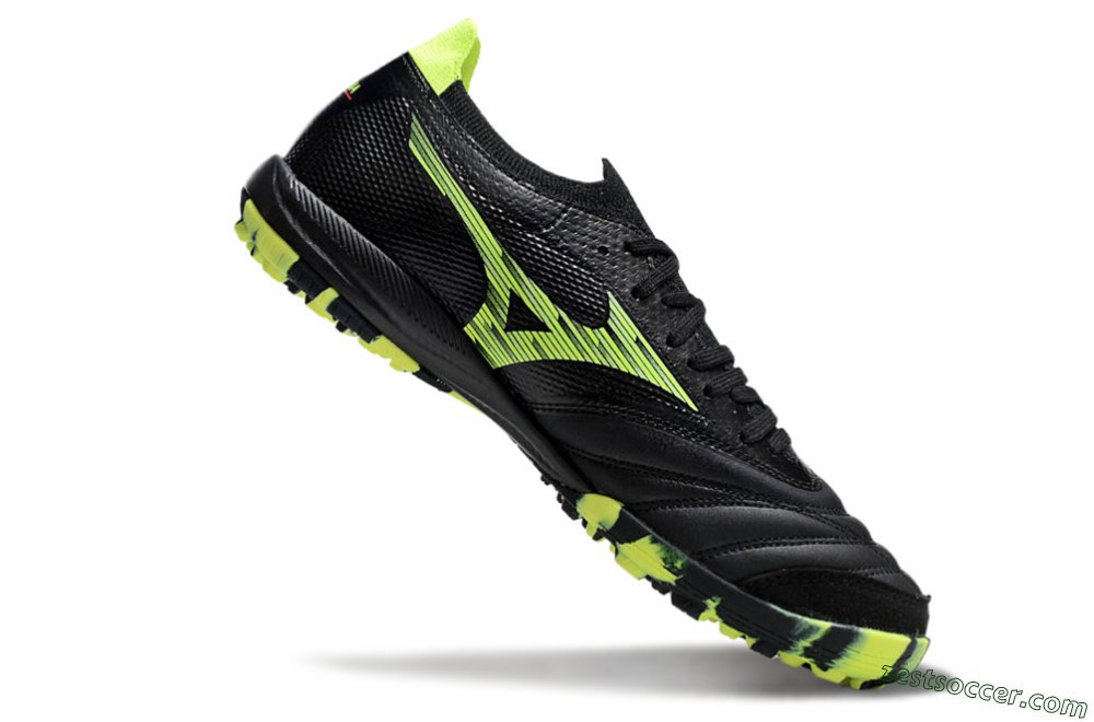 Mizuno Morelia Neo Sala M8 TF Low-Tops Soccer Shoes - Black/Yellow 4
