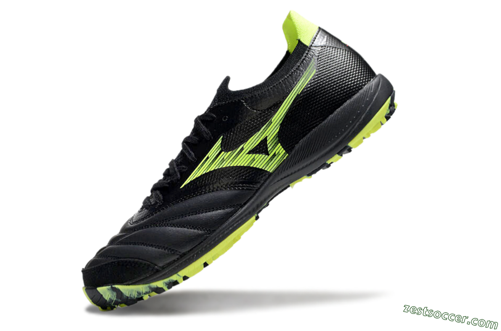 Mizuno Morelia Neo Sala M8 TF Low-Tops Soccer Shoes - Black/Yellow 5