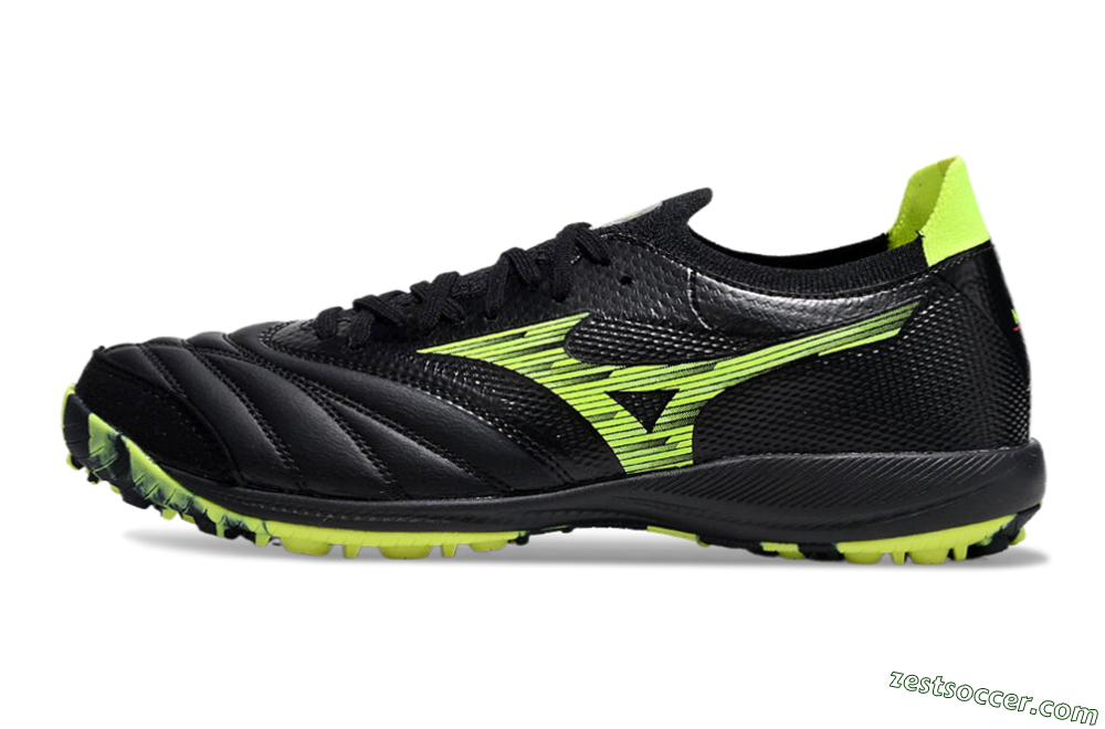 Mizuno Morelia Neo Sala M8 TF Low-Tops Soccer Shoes - Black/Yellow 2