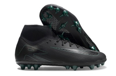 Nike Air Zoom Mercurial Superfly 10 Academy AG High-Tops Soccer Cleats - Black/Green