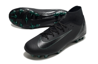 Nike Air Zoom Mercurial Superfly 10 Academy AG High-Tops Soccer Cleats - Black/Green