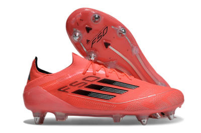 Adidas F50 Elite SG Low-Tops Soccer Cleats - Red/Black/Silver