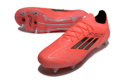 Adidas F50 Elite SG Low-Tops Soccer Cleats - Red/Black/Silver