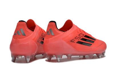 Adidas F50 Elite SG Low-Tops Soccer Cleats - Red/Black/Silver